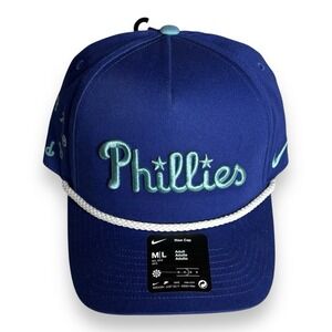 Philadelphia Phillies Nike Father's Day Rise Men's M/L Hat - Royal Blue New
